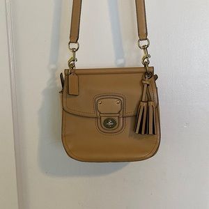 Coach Tassle Saddle Bag